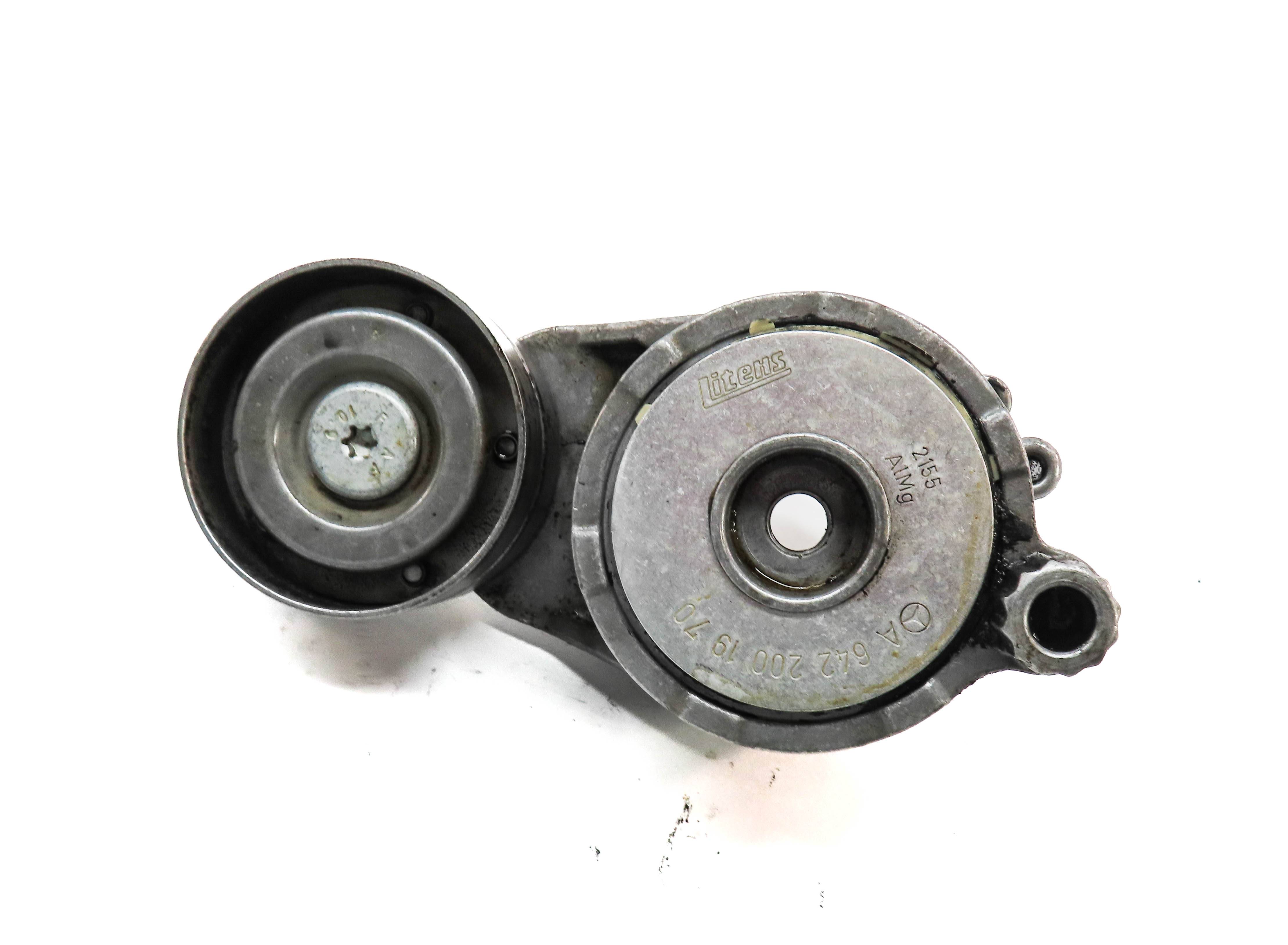 12-14 ML 13-17 GL GLS X166 W166 3.0L DIESEL (OM642) ENGINE BELT TENSIONER PULLEY — exact item pictured